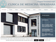 Tablet Screenshot of medicinahiperbara.ro